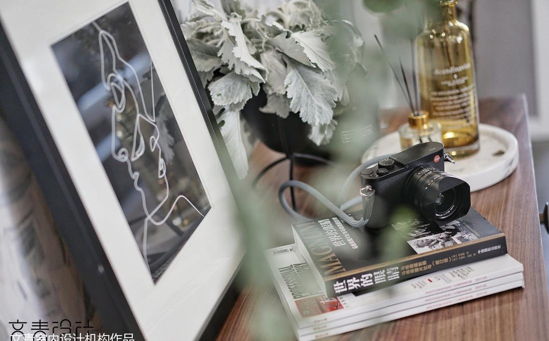 高级北欧风 175 平米摄影师家 | 绿色植物与黑白灰的完美融合-28