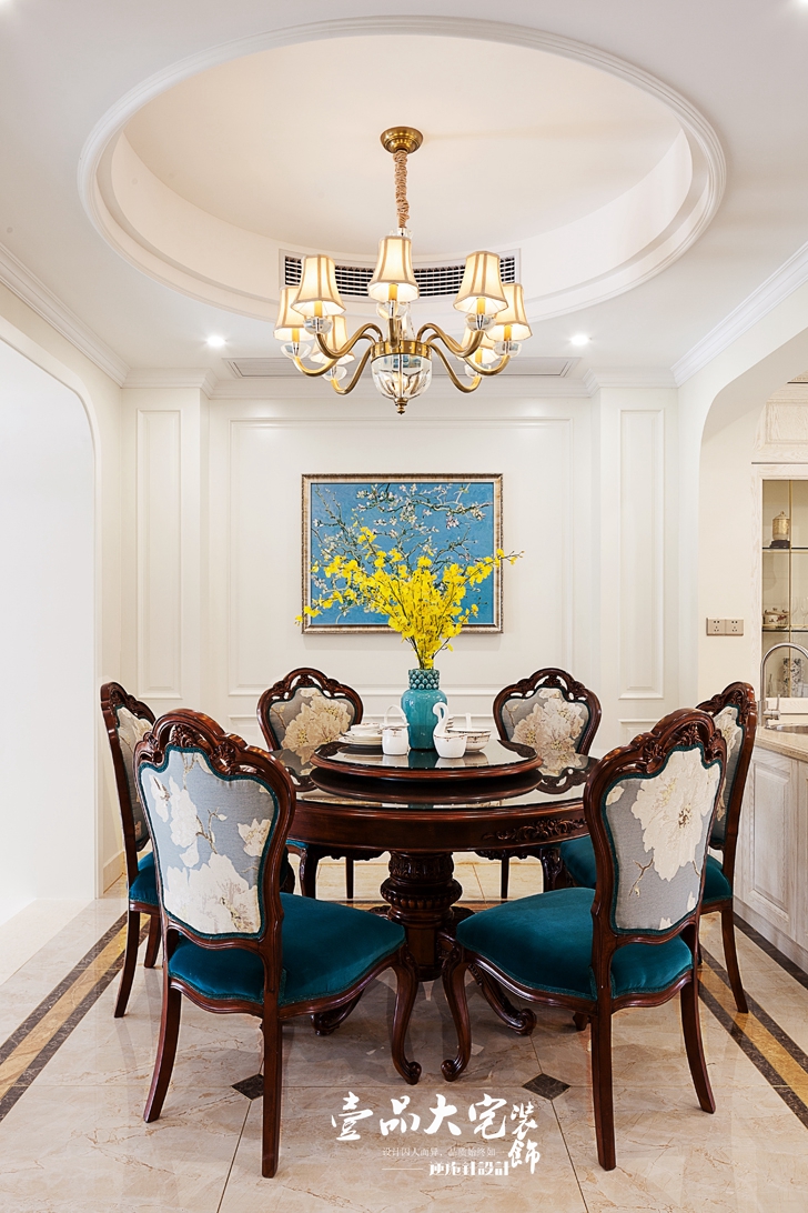 常熟 300㎡美式古典住宅设计，优雅蔓延-13