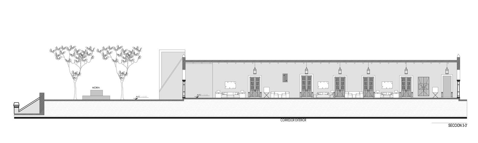 墨西哥夏布尔庄园酒店修复改造-53