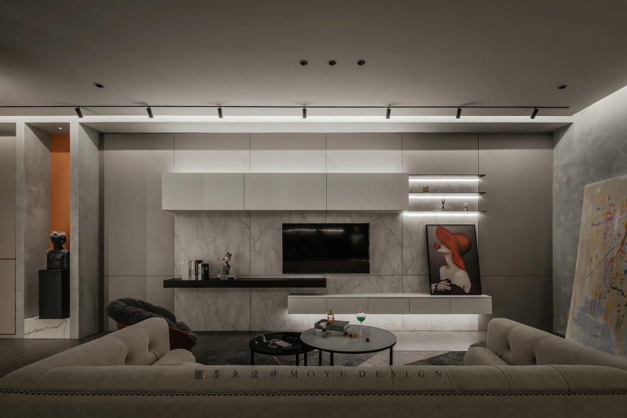 木兮贝全屋定制展厅丨墨鱼空间设计-2