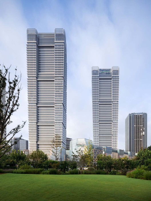 Raffles City The Bund 办公建筑设计丨中国上海丨Pelli Clarke & Partners-37