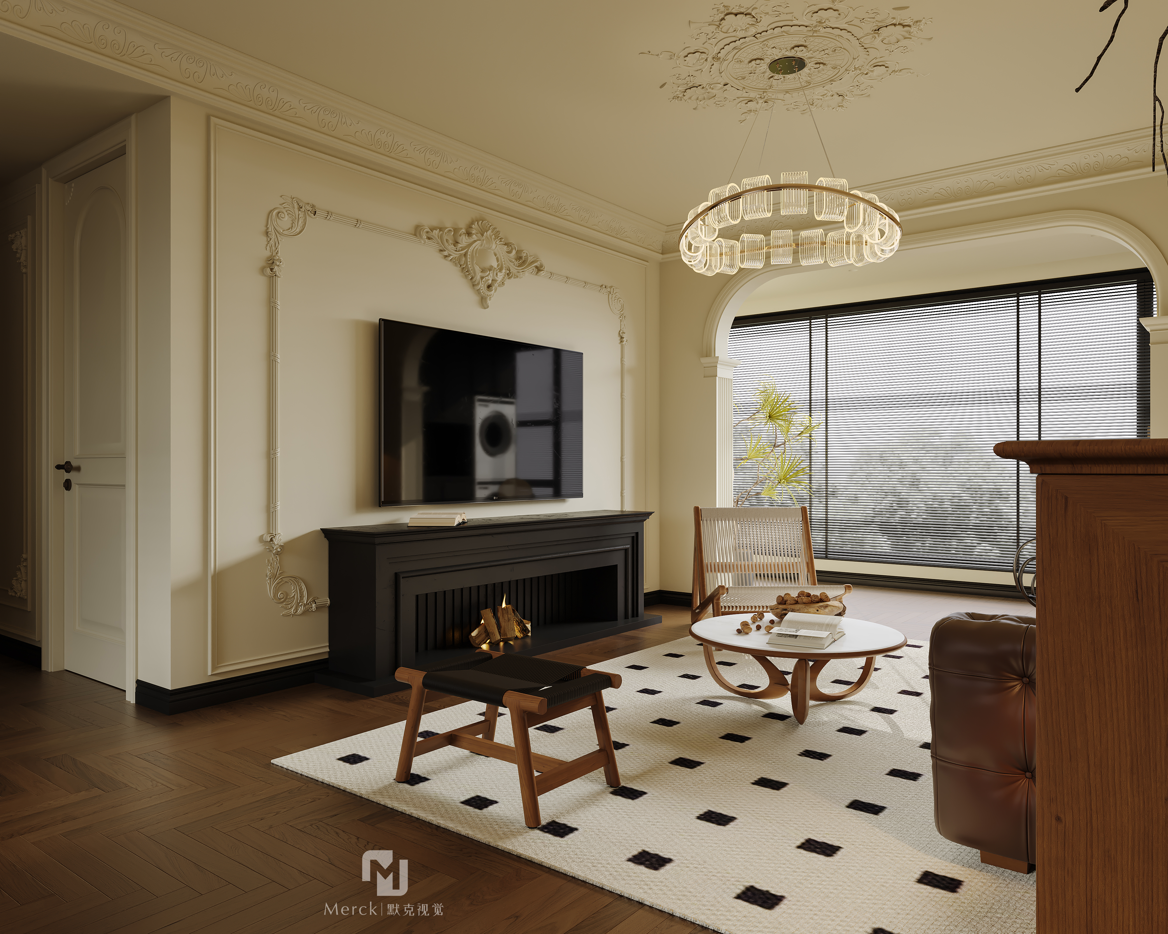 南洋复古风室内设计丨中国南京丨Merck 默克视觉设计-9