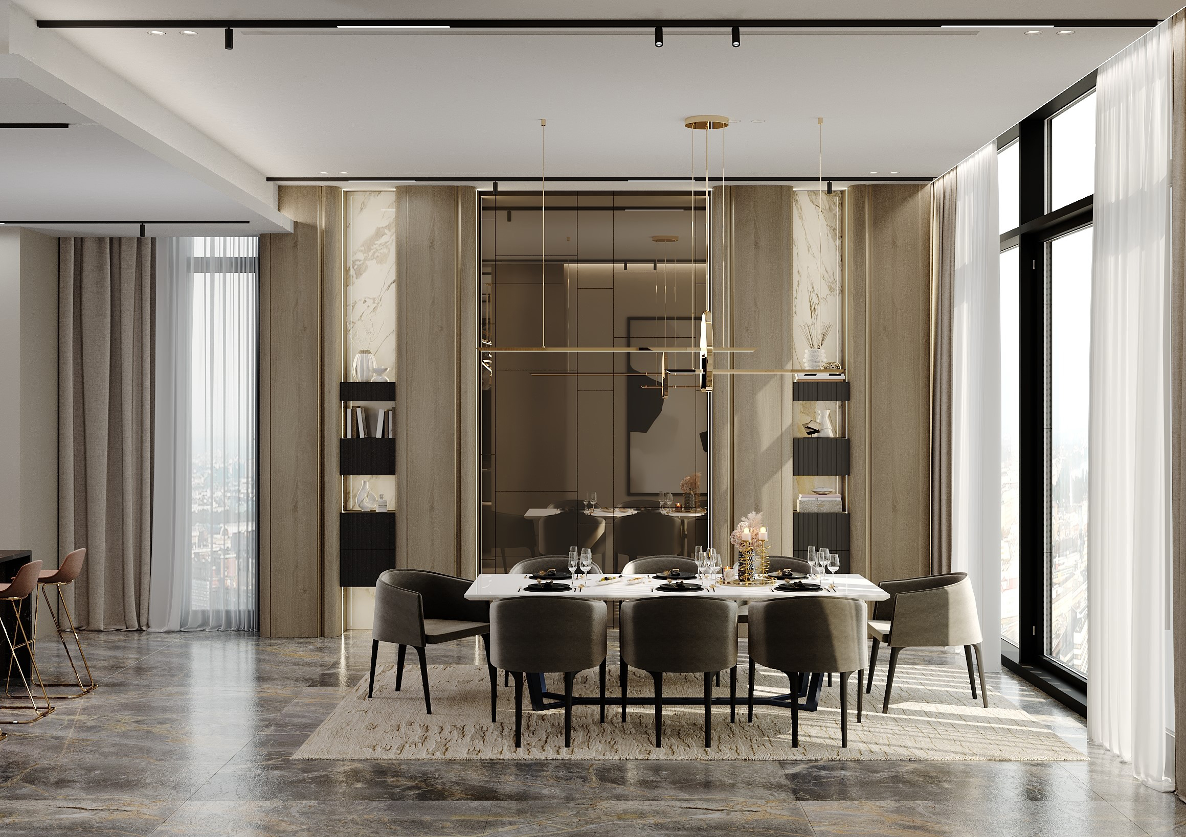 私人别墅楼梯设计丨阿联酋迪拜-11