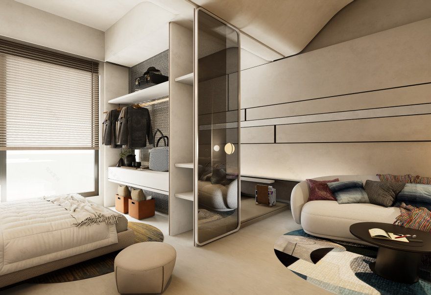 弧影棲所・城市輕奢私寓丨中国台湾丨蓝雅设计事务所-34