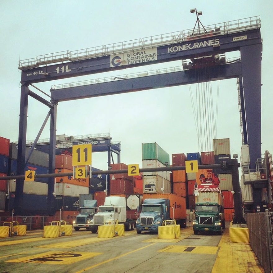 纽约基础设施观测站组织的贝永全球集装箱码头参观项目丨美国新泽西-27