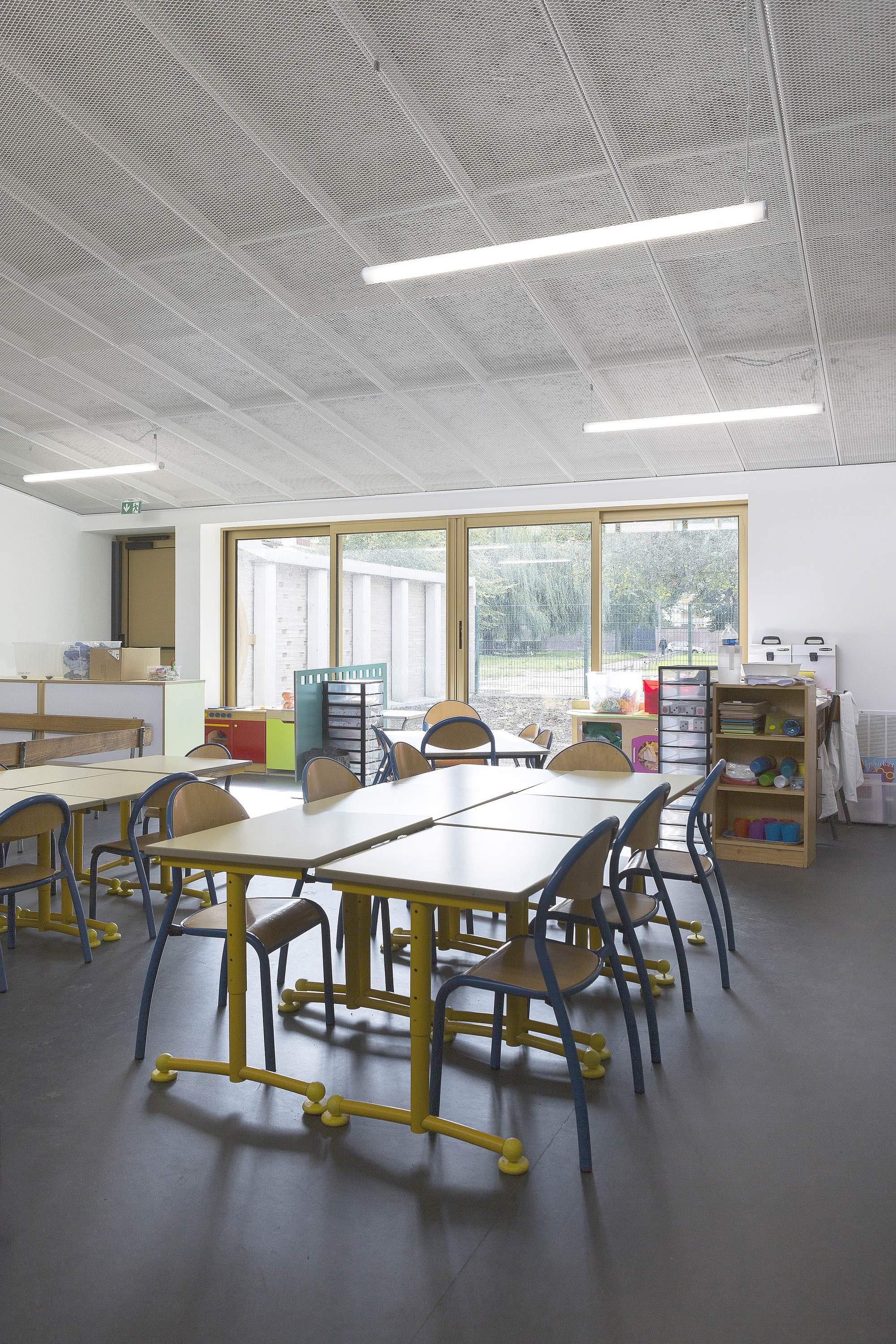 绿意盎然的教育建筑 | La Fontaine 学校扩建-5