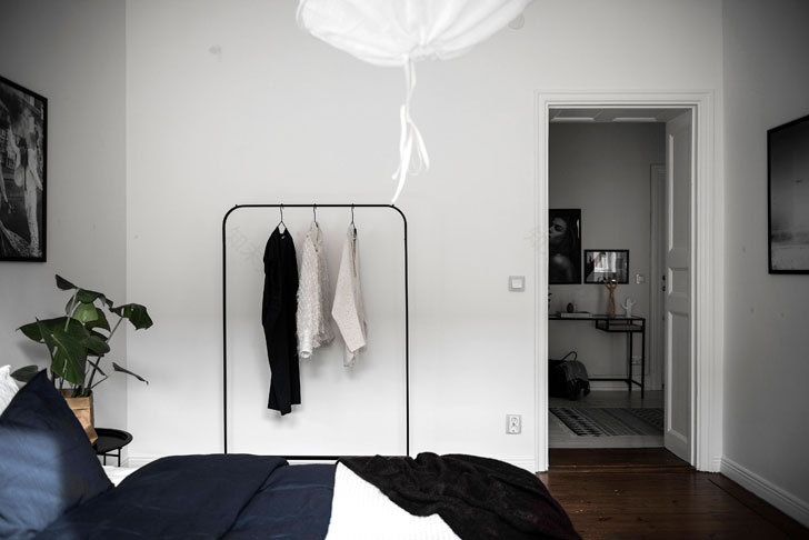 斯德哥尔摩魅力公寓,时尚色调与海景窗的完美结合-15