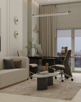 Manager's office design（经理办公室设计）丨Elfath Design House