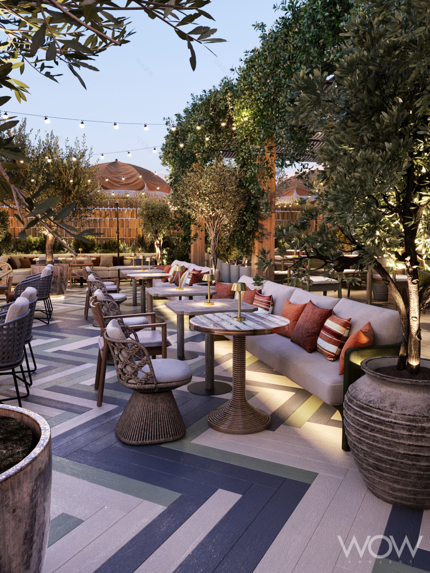 比佛利山庄的屋顶餐厅-7