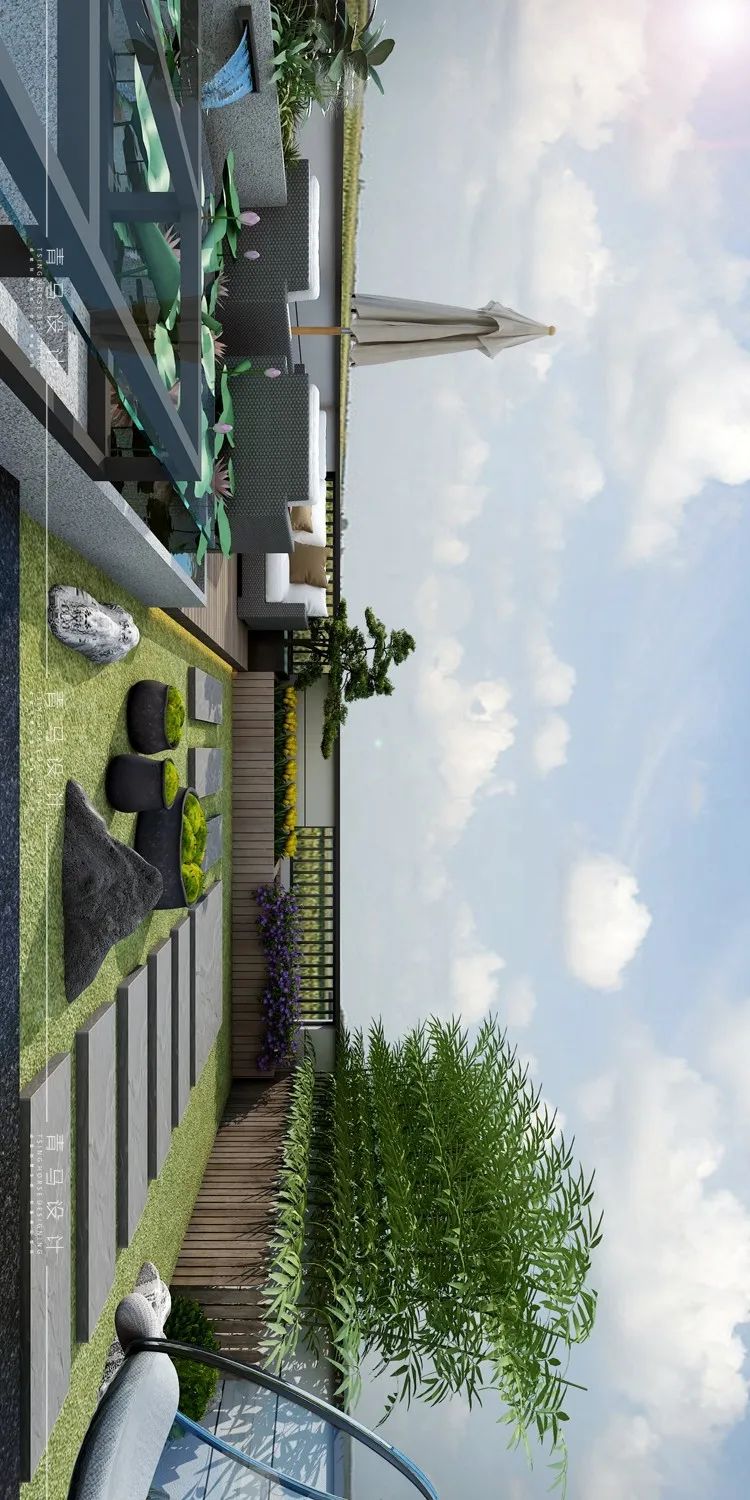 香湖湾壹号320㎡下叠新中式设计丨青马别墅空间设计-75