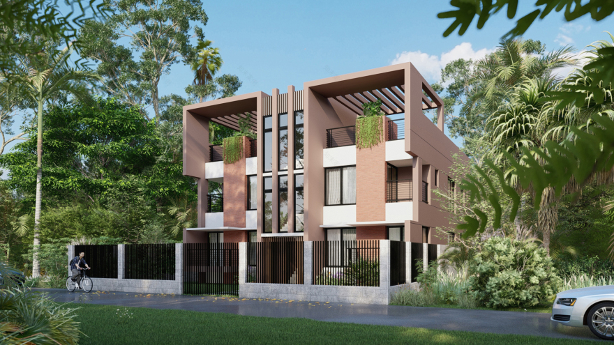 3 层住宅建筑设计丨Khetro Sthapati-4