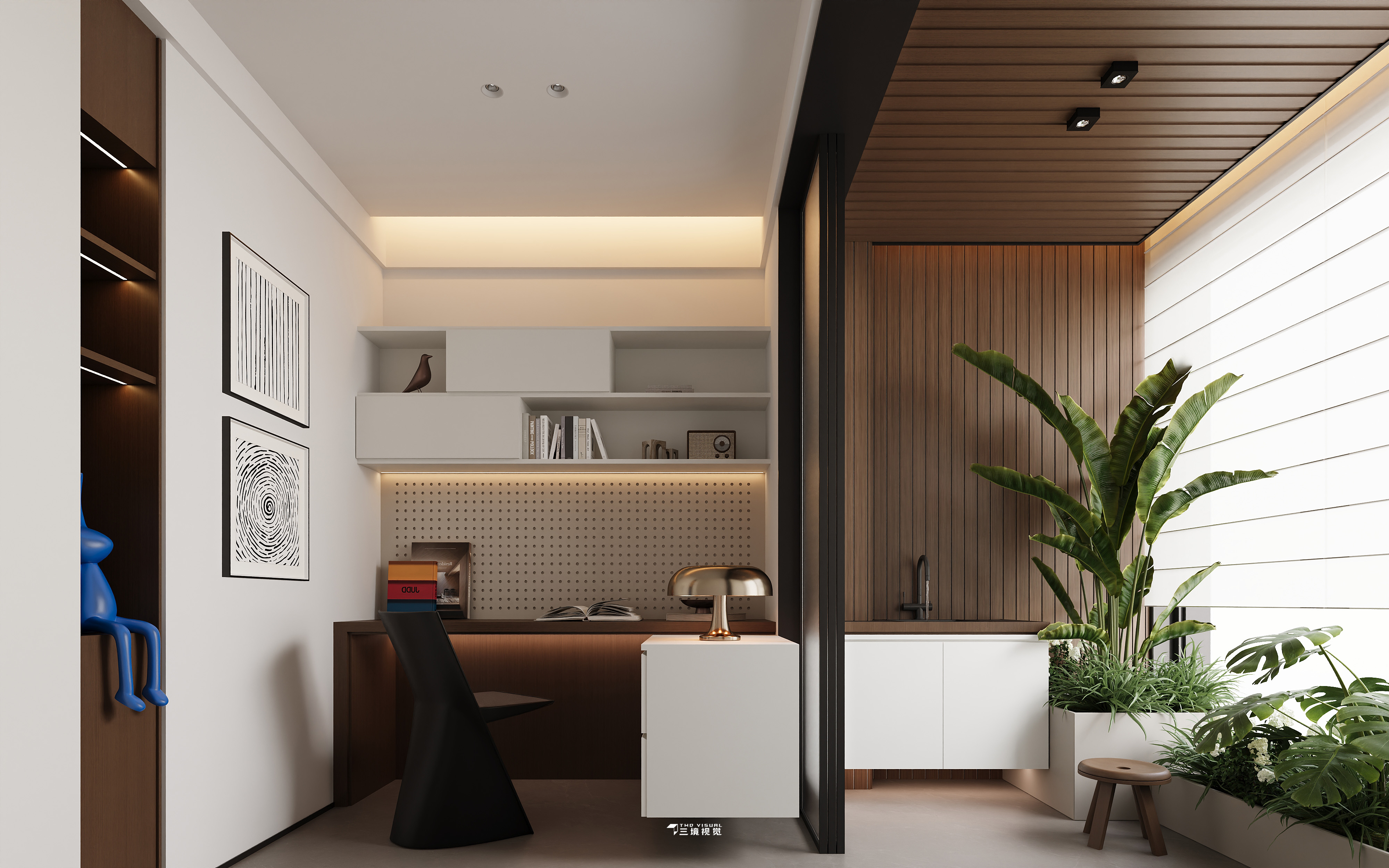 住宅-现代风格小户型设计-8