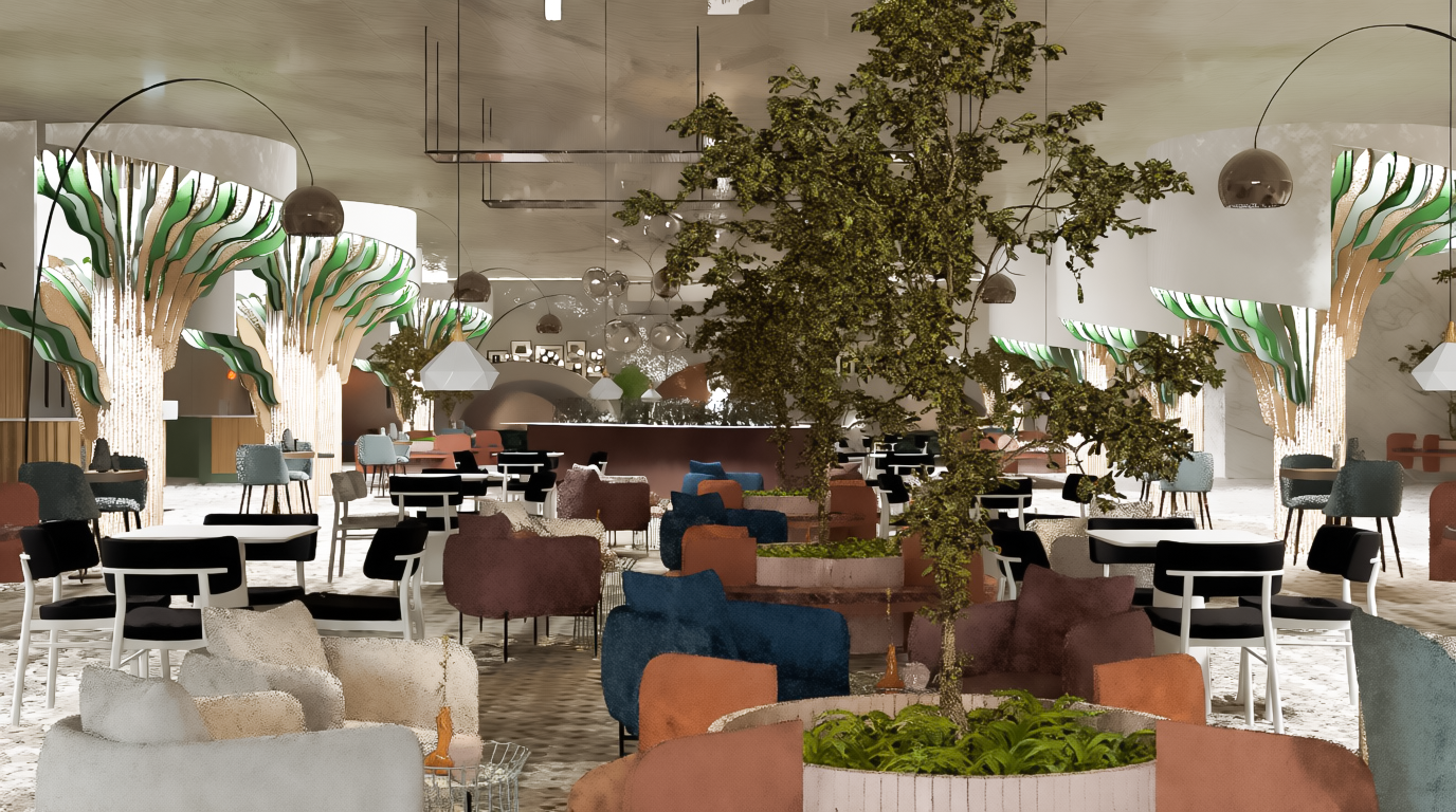 Contemporary cafe and Restaurant interior design-0