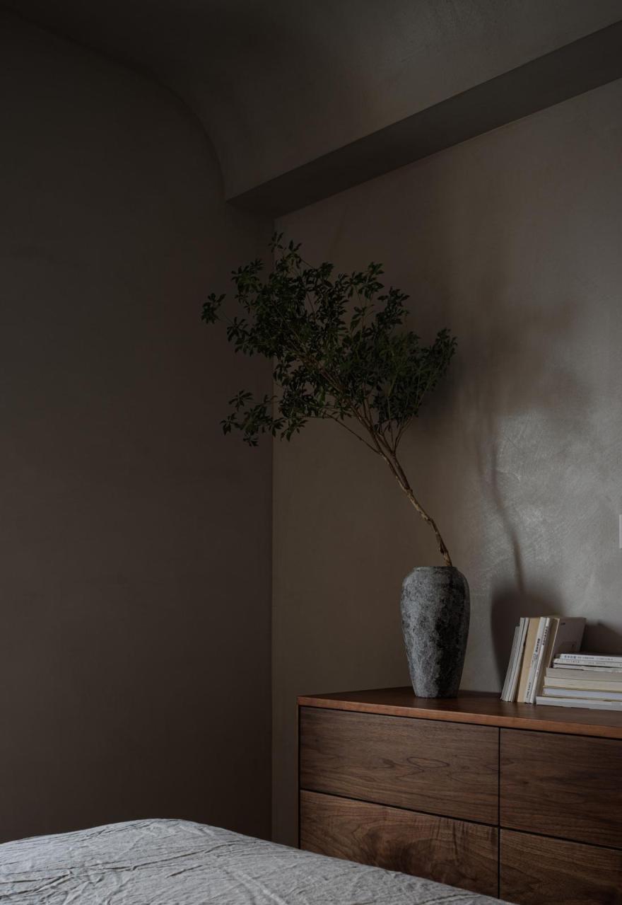 《隙光》静谧质朴的中式侘寂屋丨中国成都丨成都宏福樘设计-56
