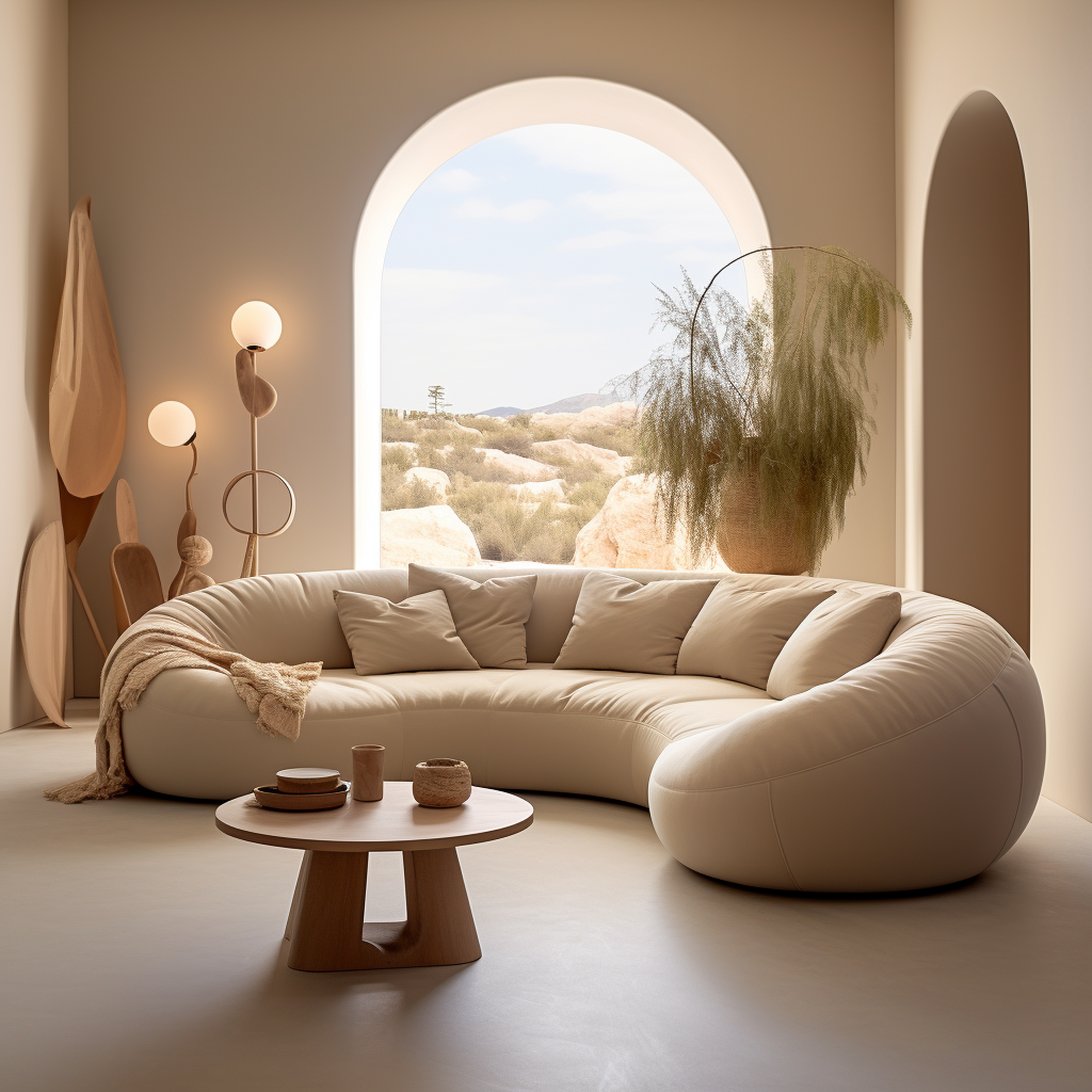 奶油风通透空间-13