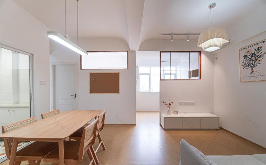 72㎡原木风二居室室内改造-22