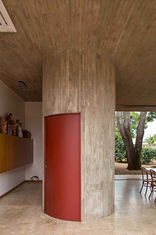 巴西 DF Casa BLM · 图书馆核心的节能可持续住宅设计-22