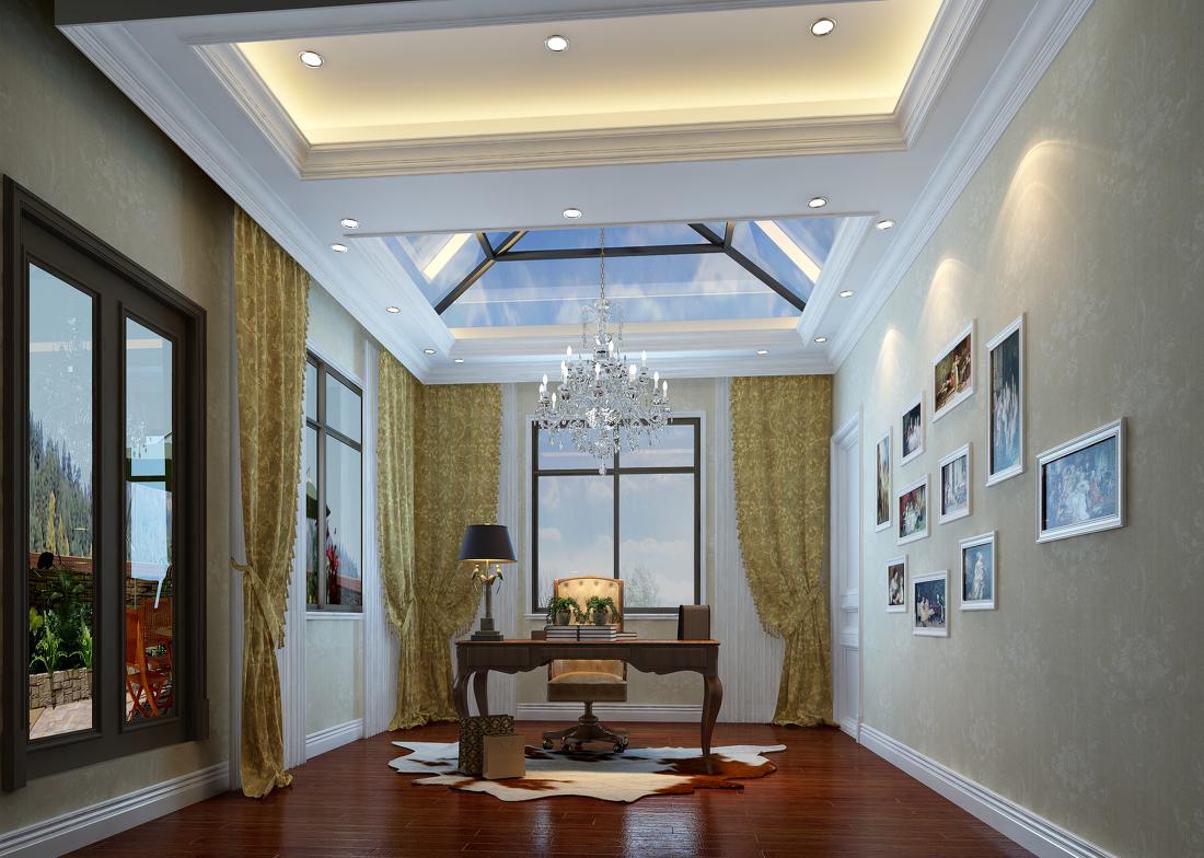 
欧式法式新中式别墅设计作品王文泉109 -5