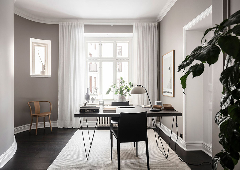 哥德堡鼓舞人心的宽敞米色公寓-26