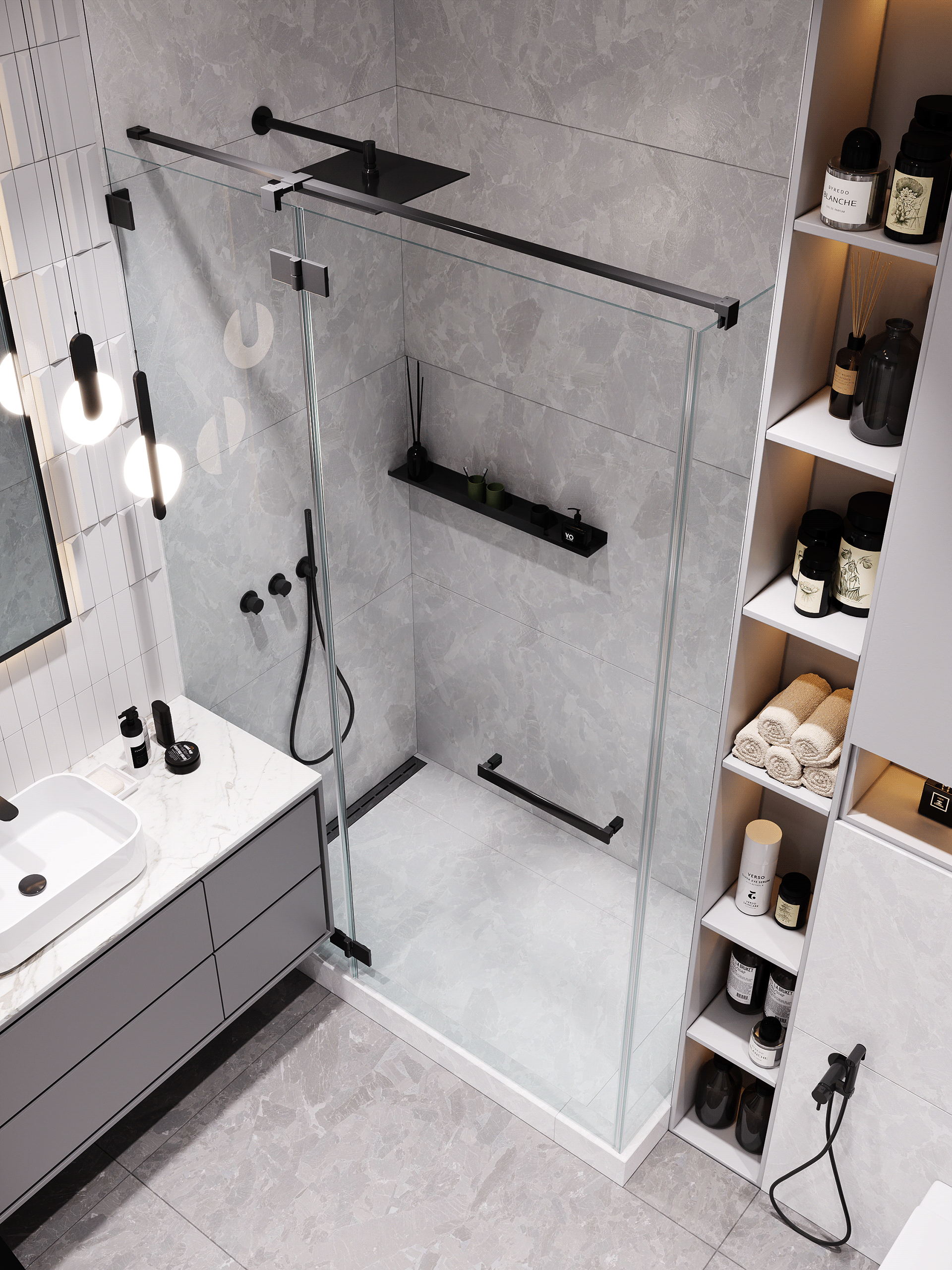 高级灰色系小空间公寓设计 既优雅又舒适-22