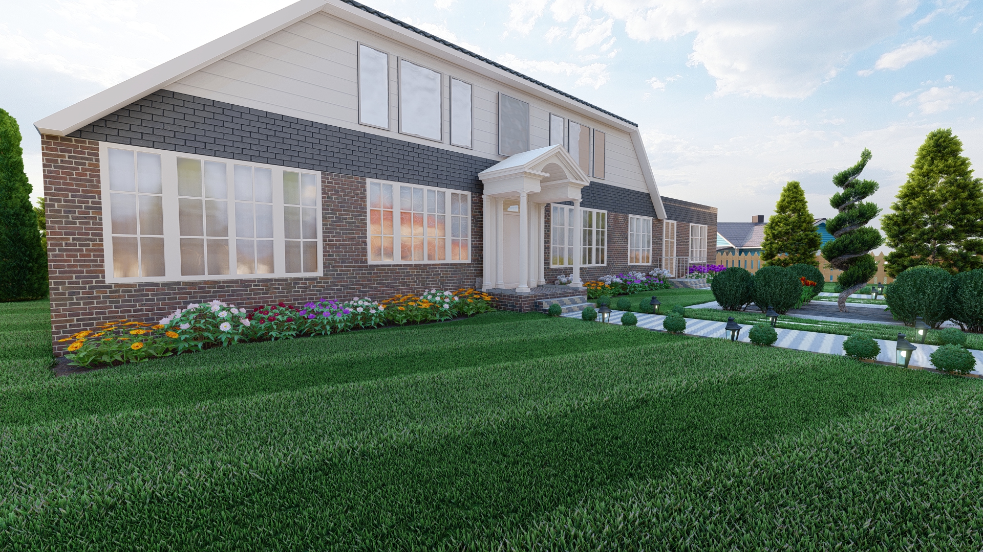 Backyard & Front yard landscape Design-0