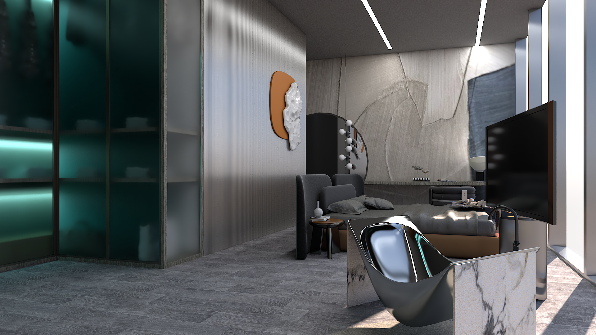 昆仑地产样板房丨中国杭州-5