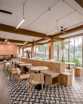 ISHCMC 员工食堂和自助餐厅丨Vacons Architects
