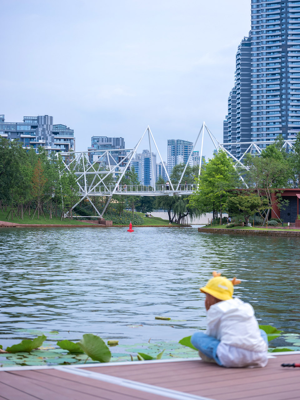 麓湖伊甸岛步行桥丨中国成都丨unarchitecte-15