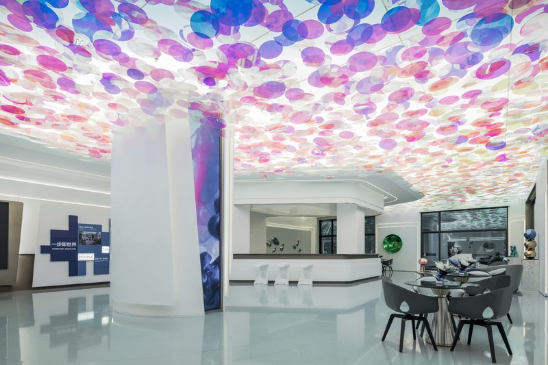 上海中海长宁第售楼处——炫彩烟花美学空间-42