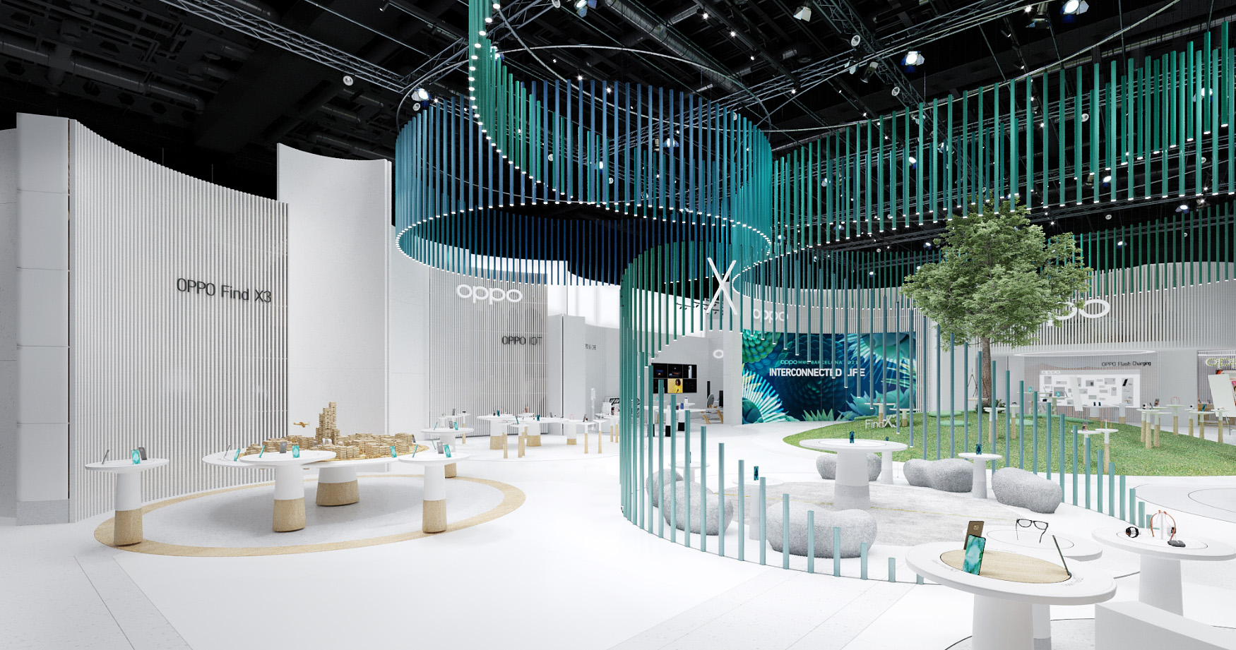 OPPO MWC Barcelona 展位设计丨西班牙巴塞罗那-4