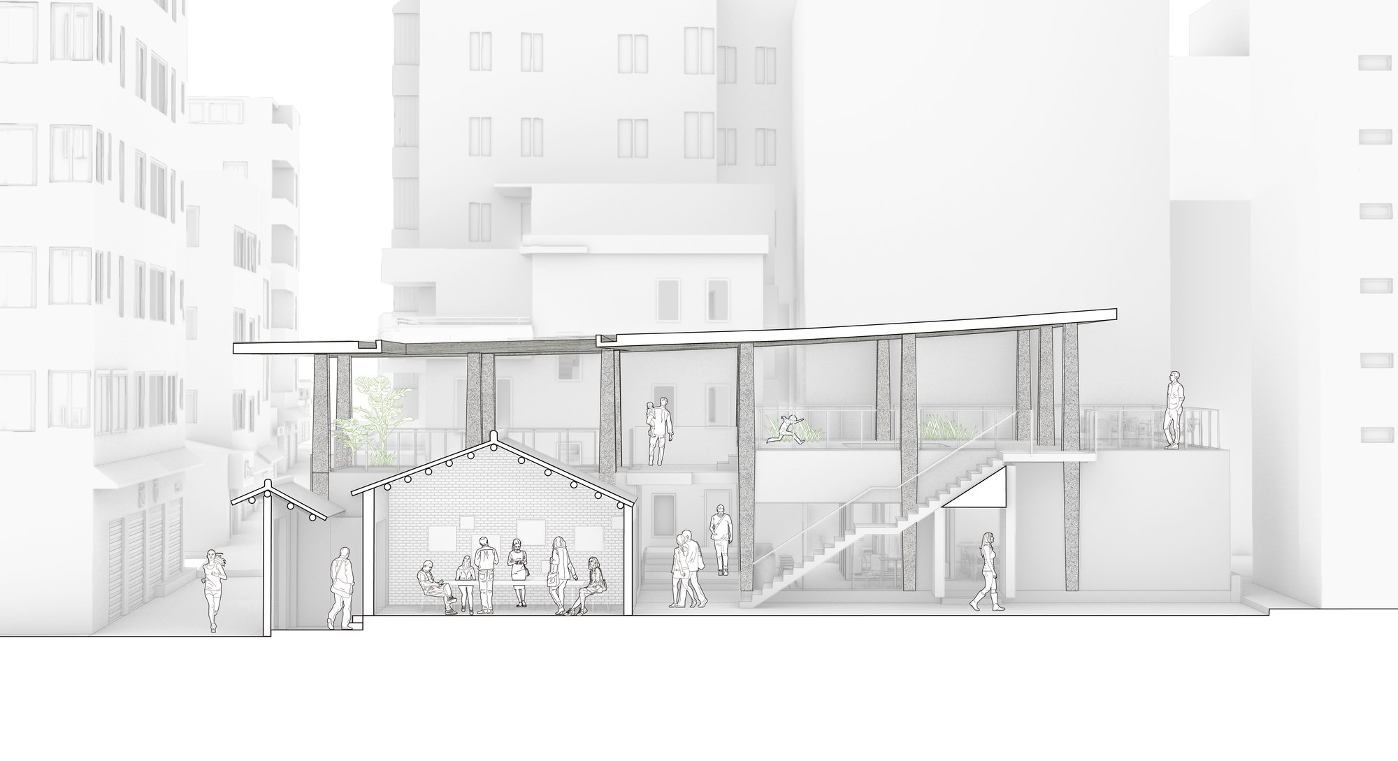 城市村庄里的一个哈姆雷特丨中国深圳丨TAO  Trace Architecture Office-66