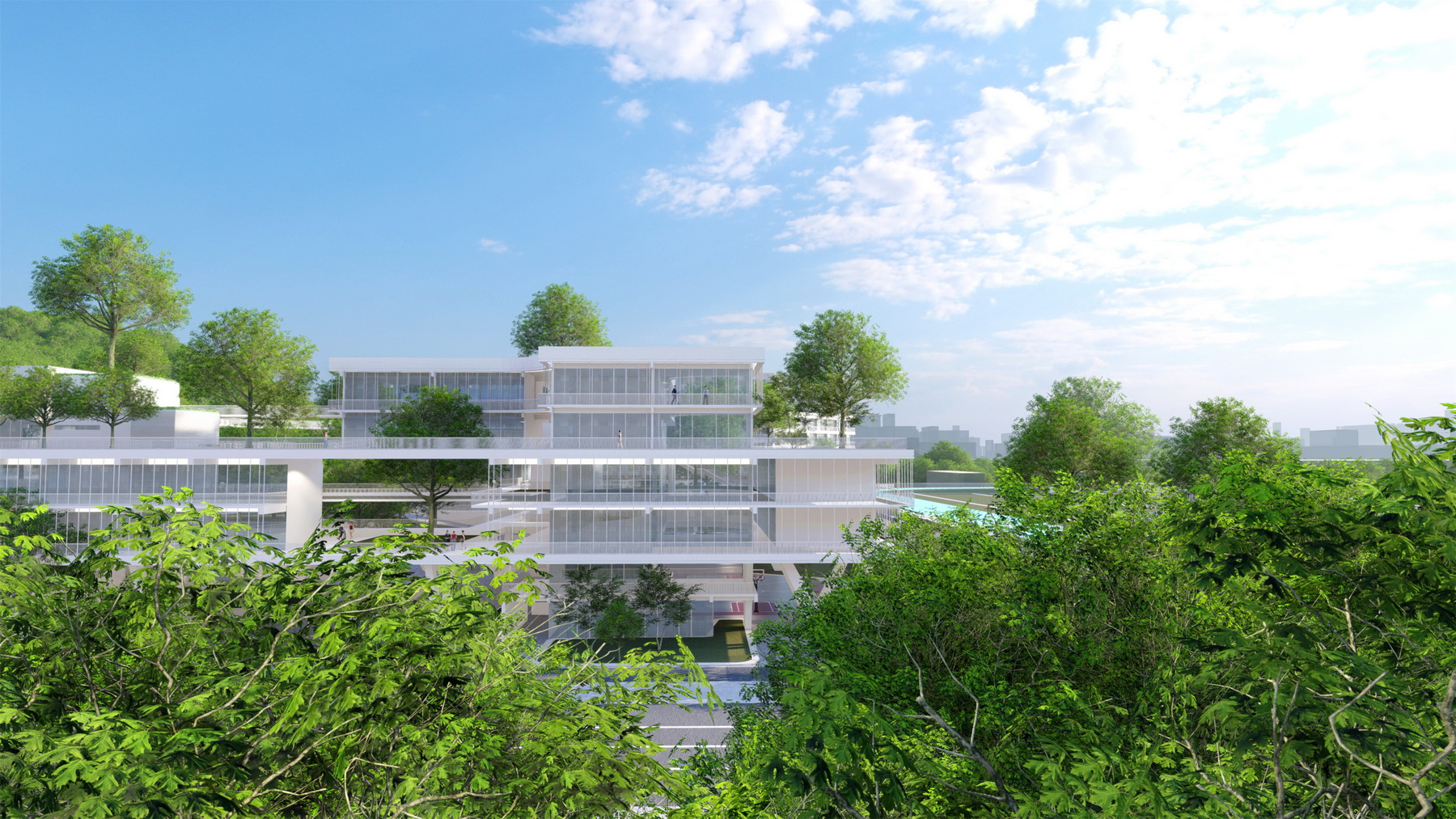 深圳市第三十三高级中学新建工程丨中国深圳丨上海华都建筑规划设计有限公司（HDD）-57