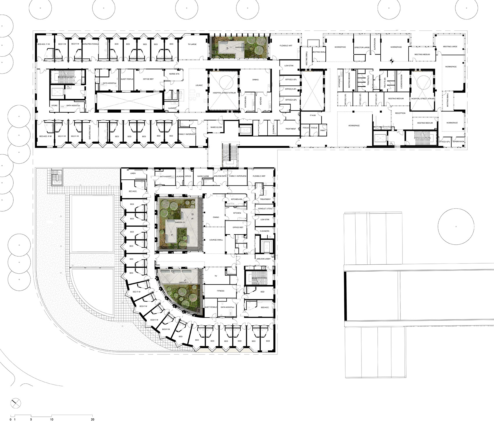 英国Springfield大学医院丨C.F. Møller Architects-32