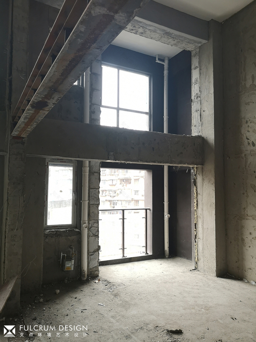 57平米 LOFT 的神奇变身 · 现代美式空间魔法丨支点设计-5