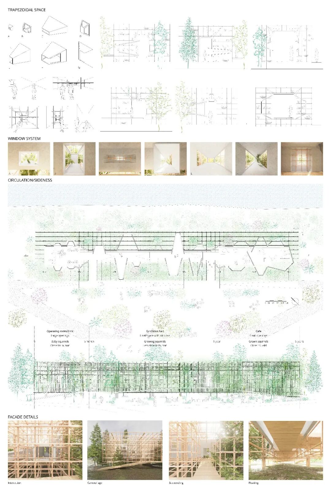 康奈尔研一学长设计的“动物豪宅”！可拎包入住（仅限动物）！反转视角下当动物变成空间的主导者，“悬浮+渗透+支撑”玩转神秘动物世界-9