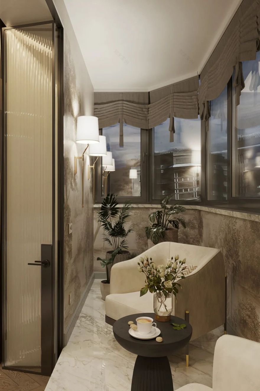 俄罗斯莫斯科 192·4㎡私人豪宅设计丨Julia Design-119