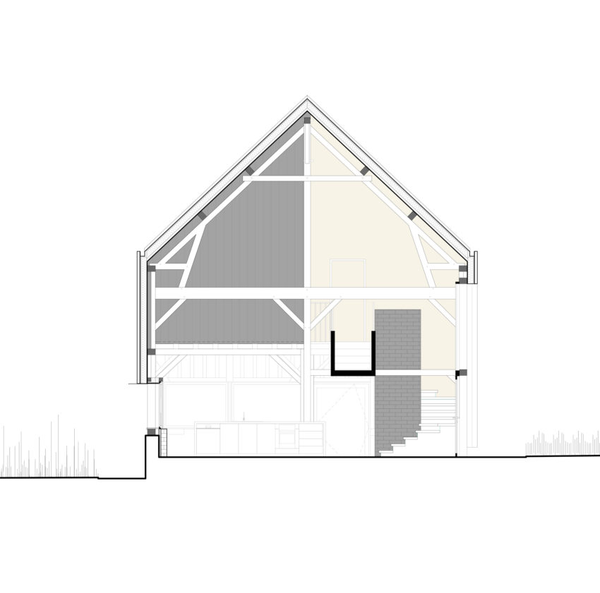 Architectural Studio Ziegler Converts an Abandoned Barn into a Private Home-38