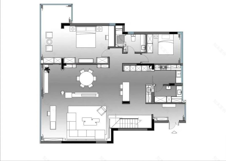 新中式湖居别墅丨中国武汉丨武汉得间设计-59