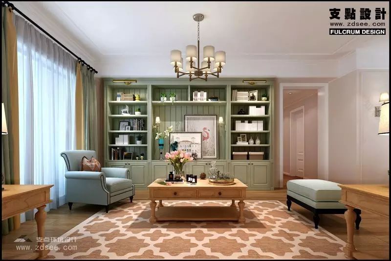 简美风打造 170 平米乡间小木屋,支点设计展现宁静生活魅力-1