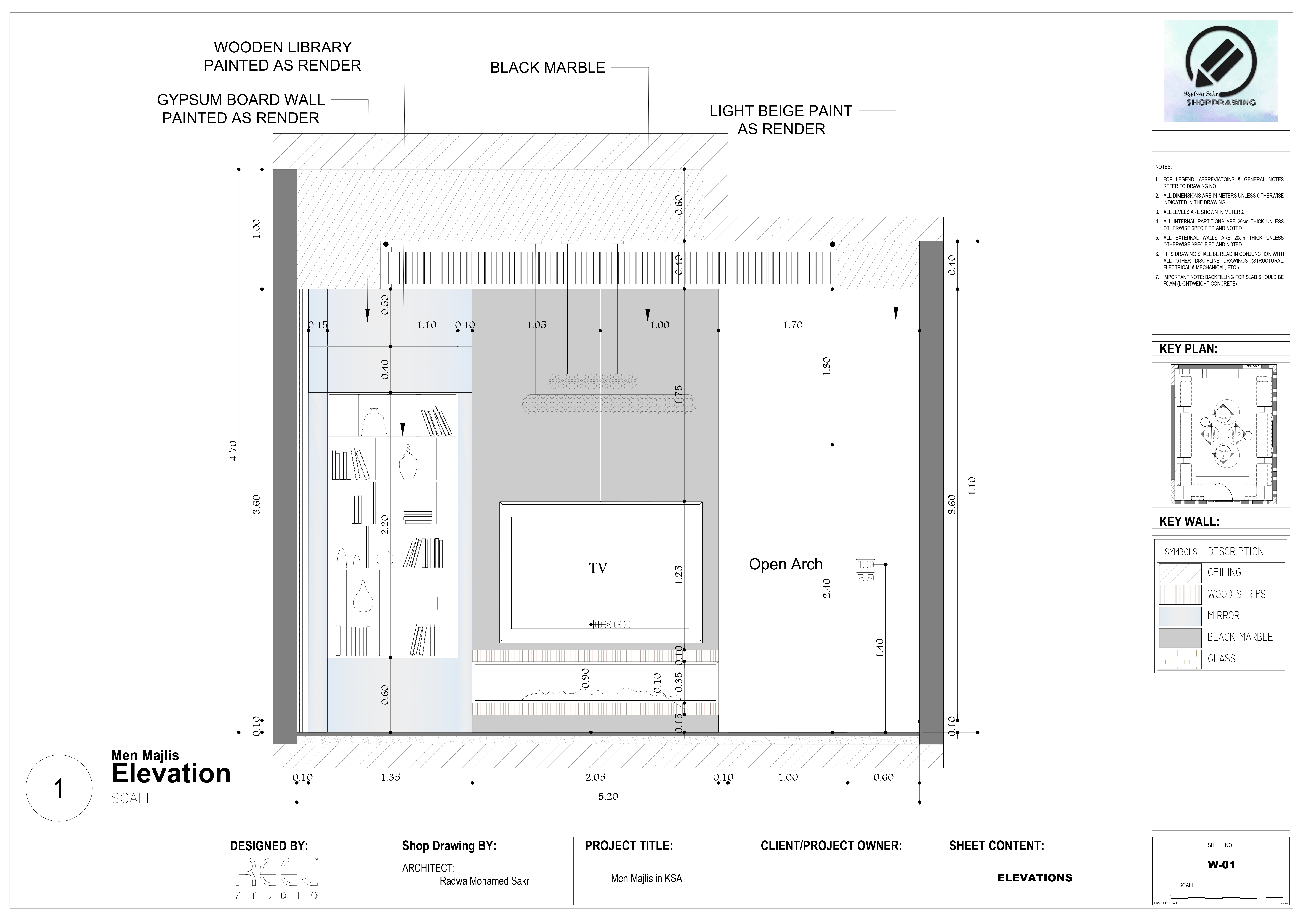 男士会议厅施工详图丨Reel Studio-1