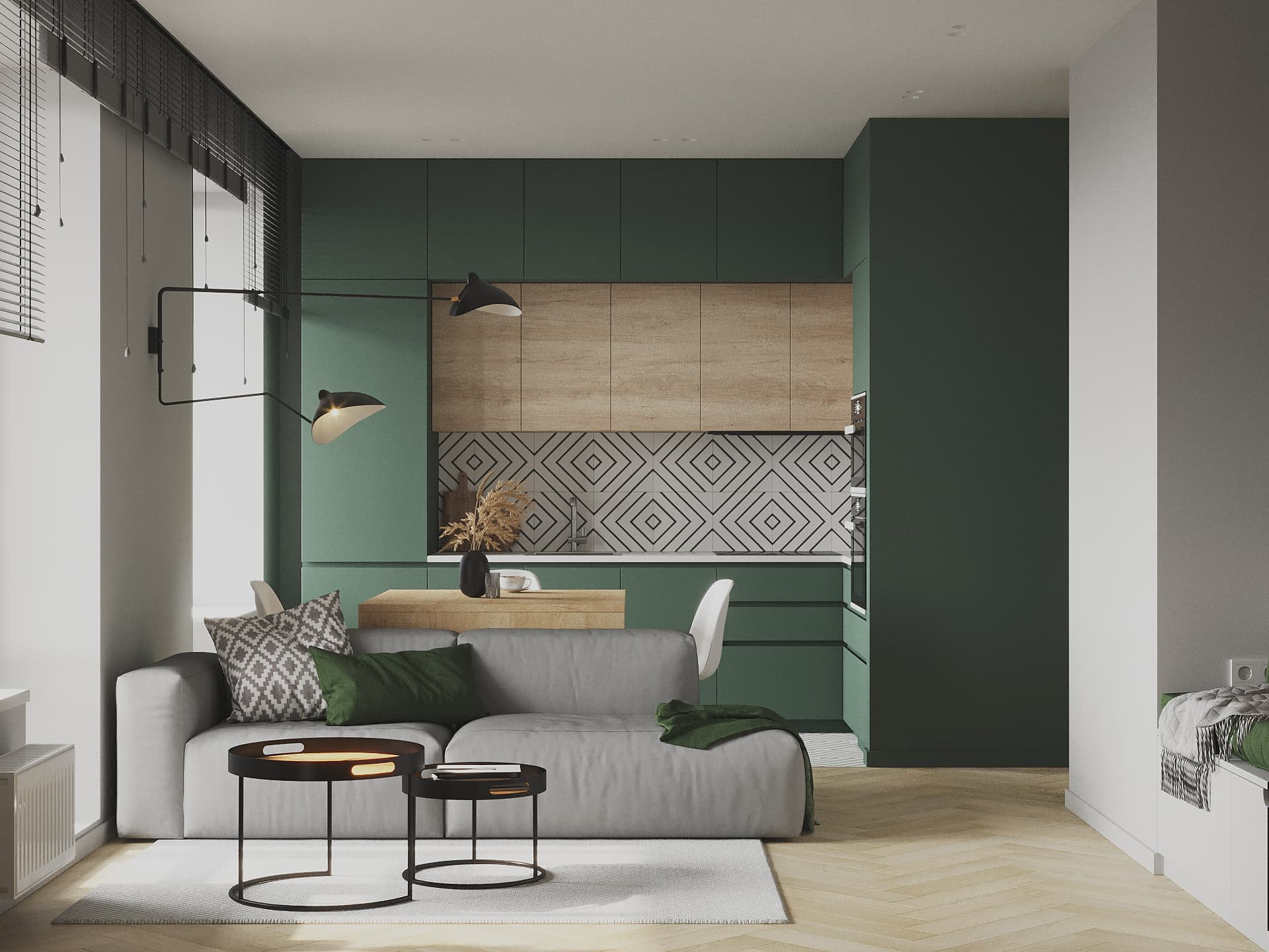 原木+绿色 畅享夏日温柔，森林里的清冽之美-4