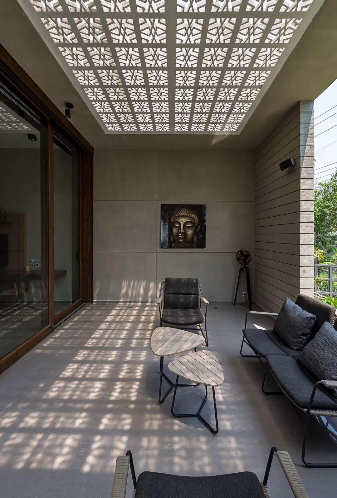 印度十八道遮屏之屋丨Sanjay Puri Architects-35