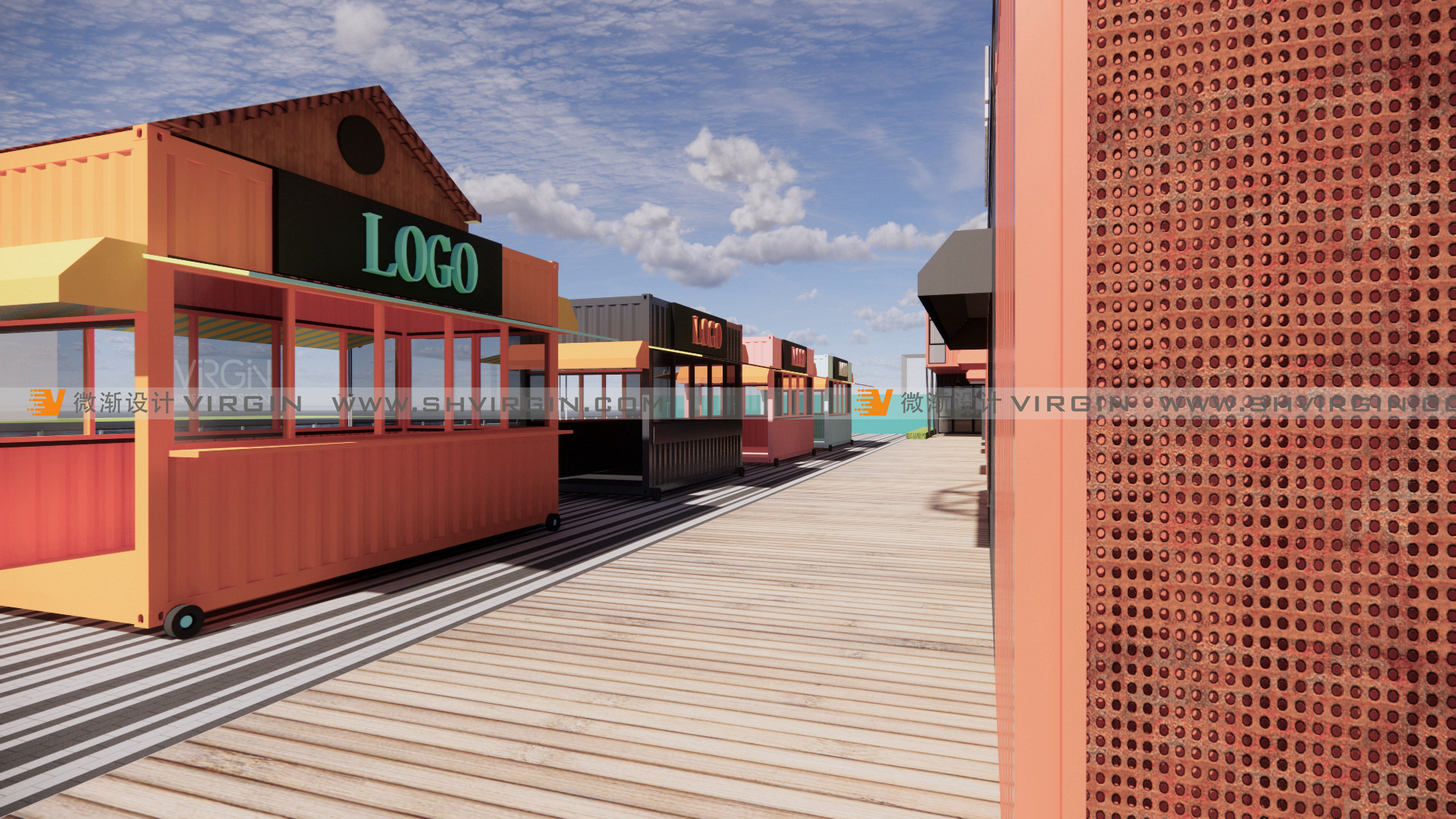 集装箱集市|集装箱商业街|集装箱店铺|集装箱奶茶店-6