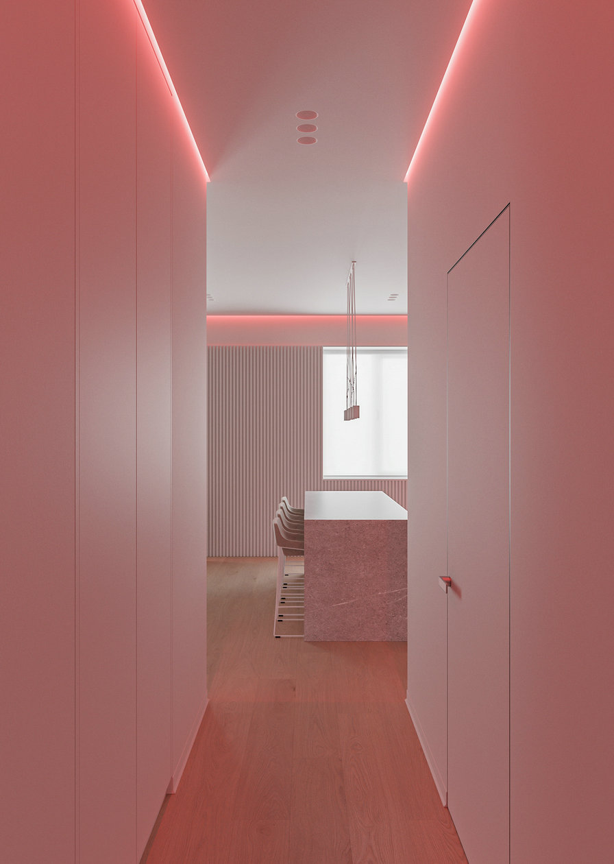 110㎡浅色系住宅设计-4