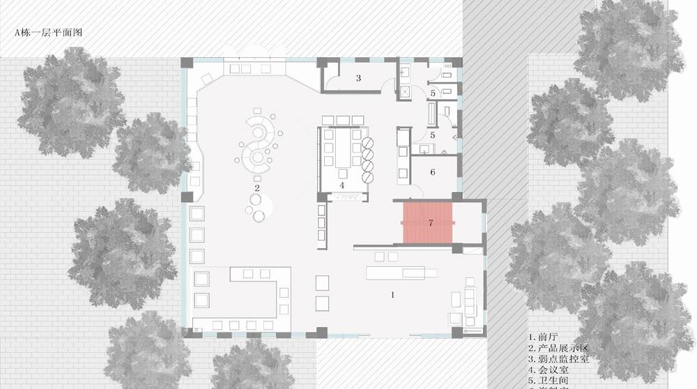 现代简约融入中式大气 高科技企业的办公室设计-15
