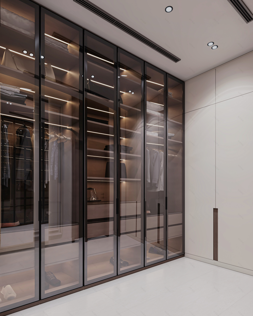 新古典奢华主卧丨阿联酋阿布扎比丨Archpix Engineering Consultants-16