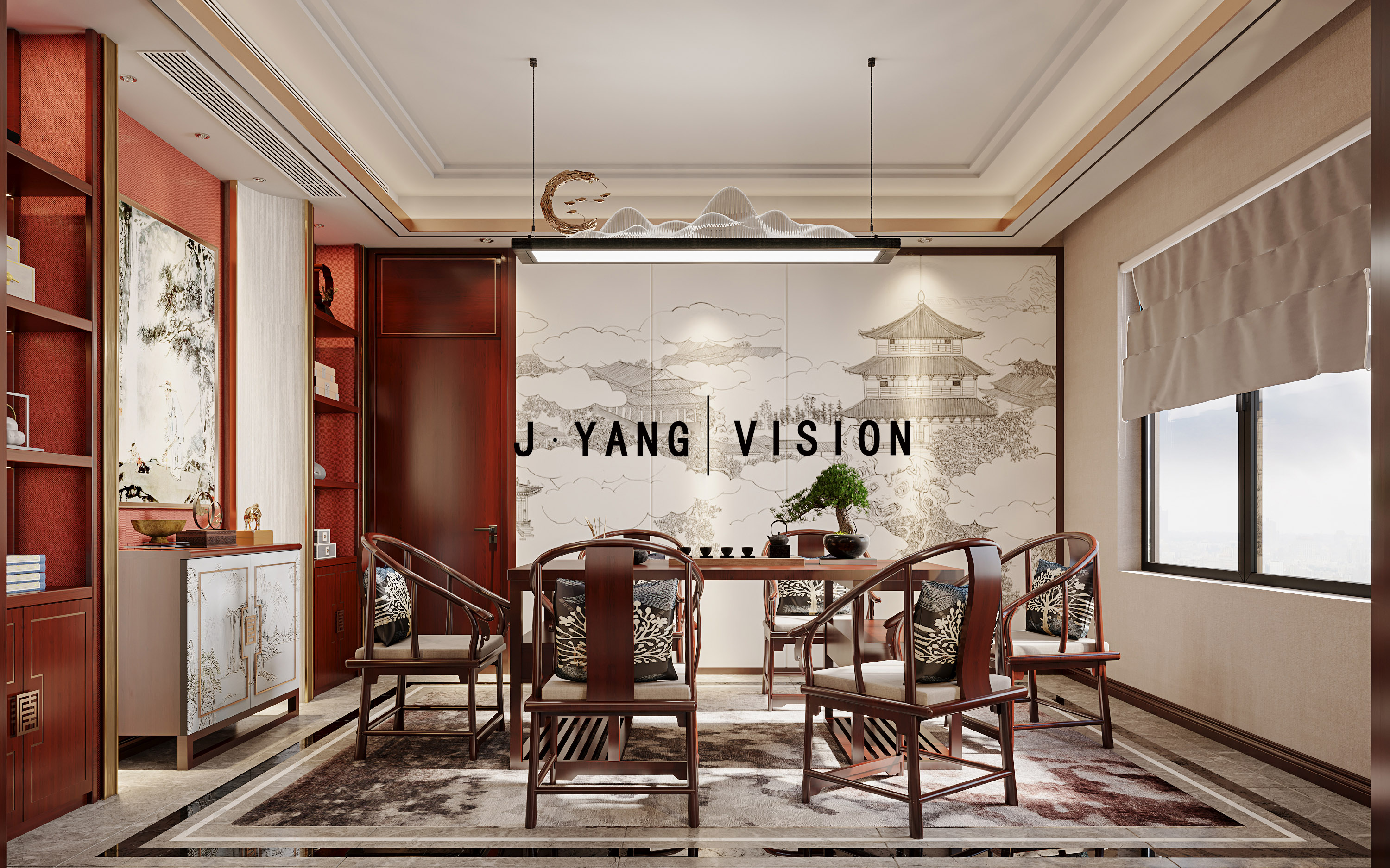 中式平层设计|J VISION-3