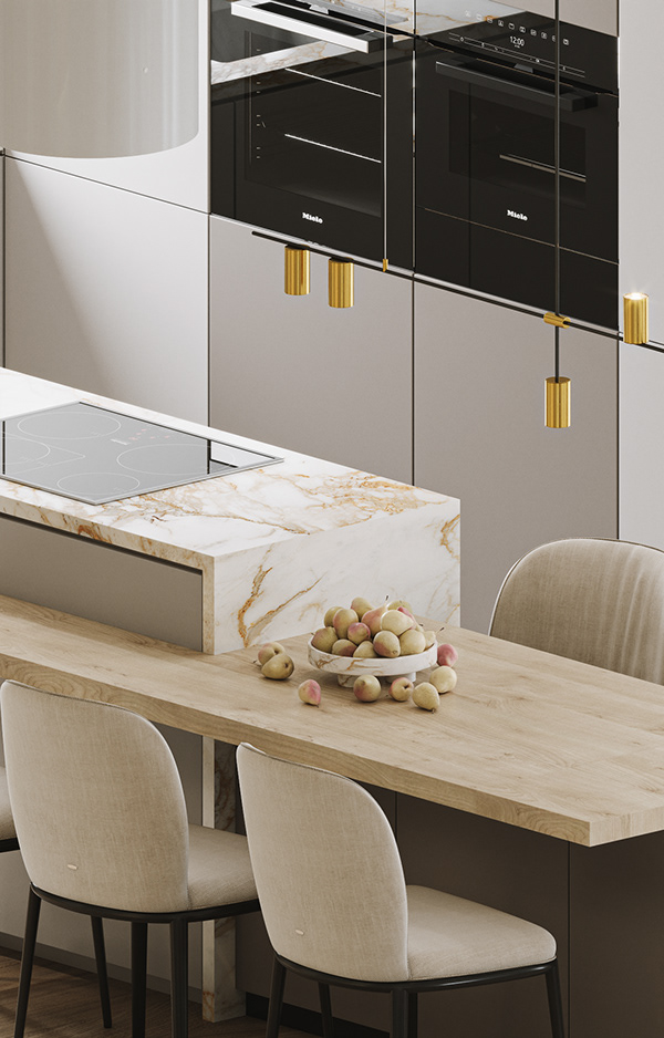 乌克兰 110㎡浅色系公寓设计-21