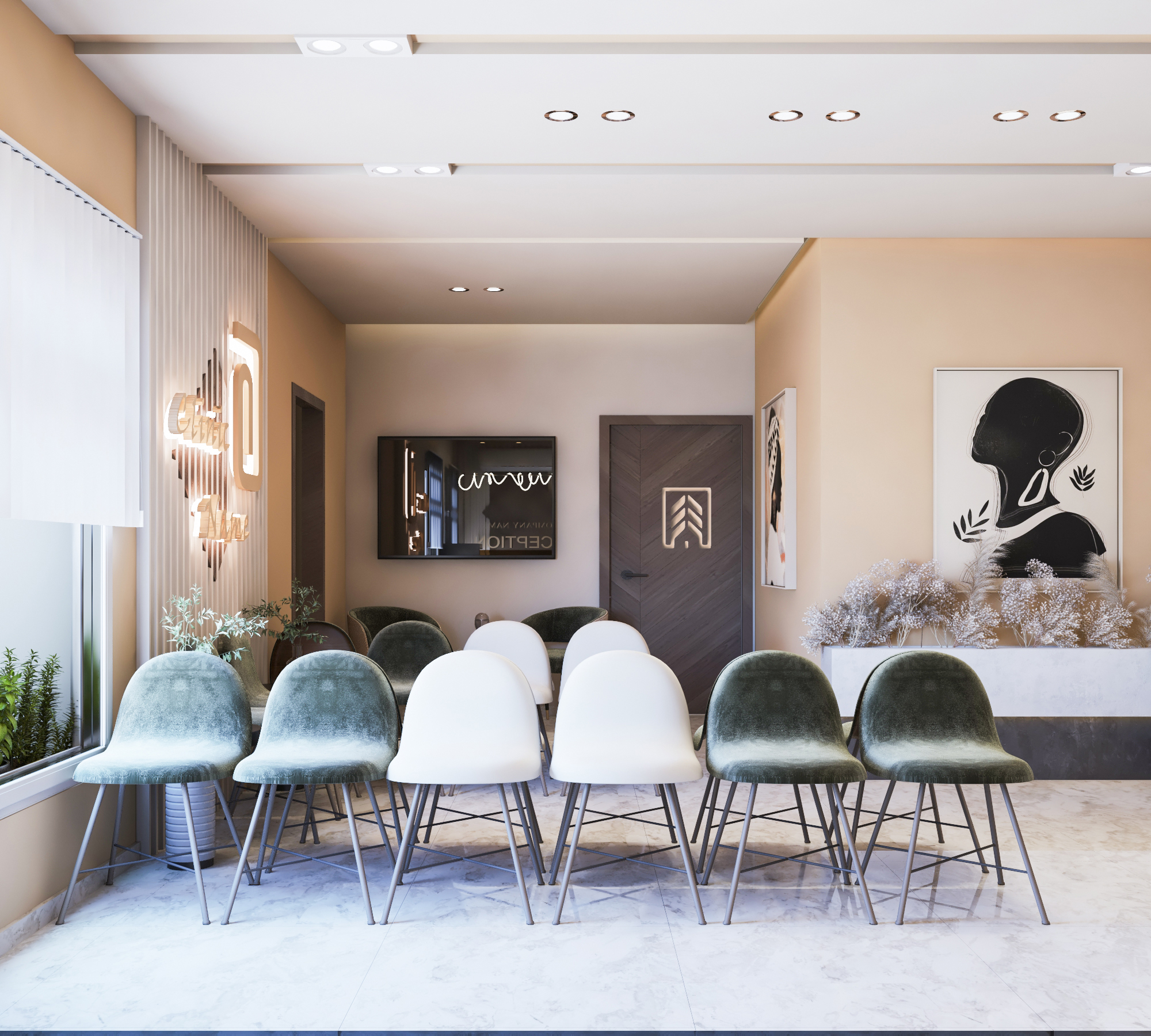 当代诊所接待处设计丨Design Architecture & Decoration-9