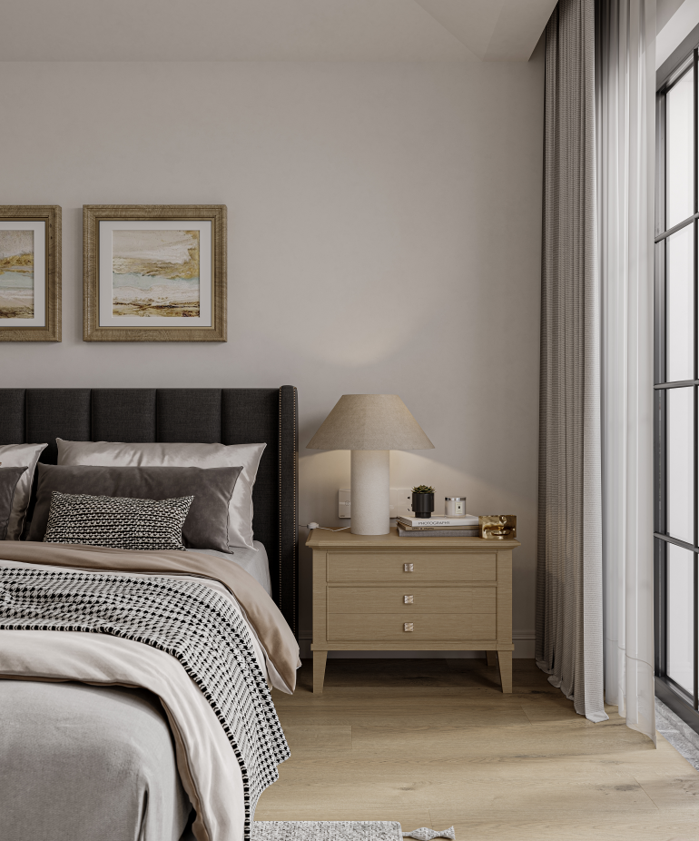 现代美式|3D渲染图-6